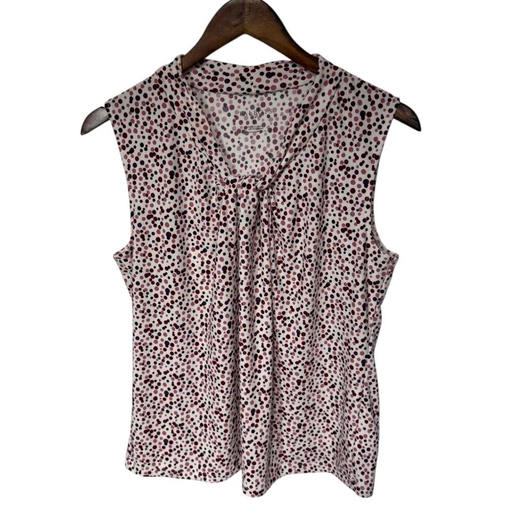 Talbots Dotted Top Multicolor Size Medium